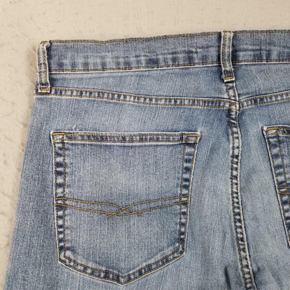 Levi Strauss Signature S51 Straight Jeans Mens 36x30 Blue Denim Stretch Classic - Picture 7 of 15